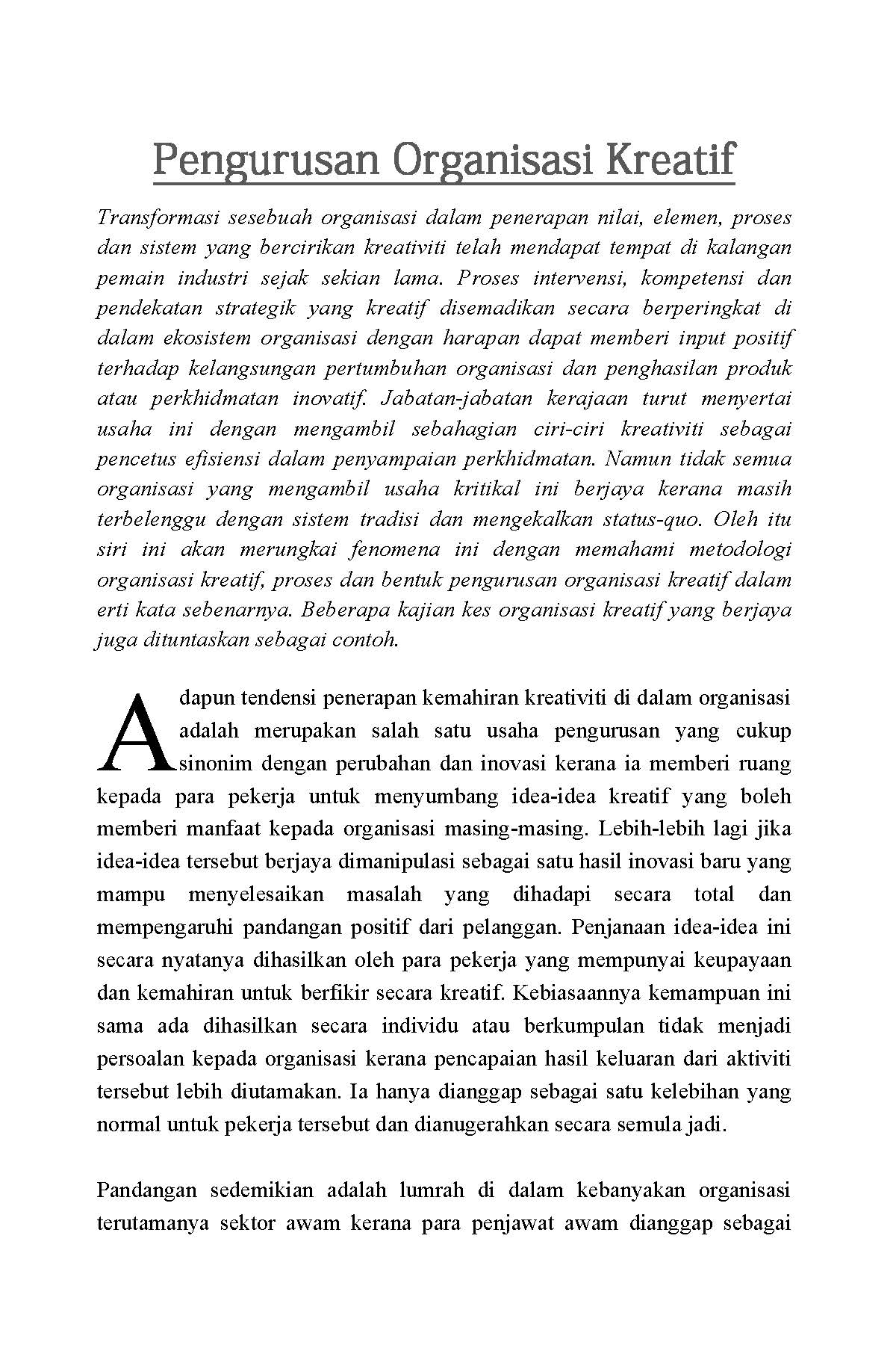 Pengurusan Organisasi Kreatif - Image 7
