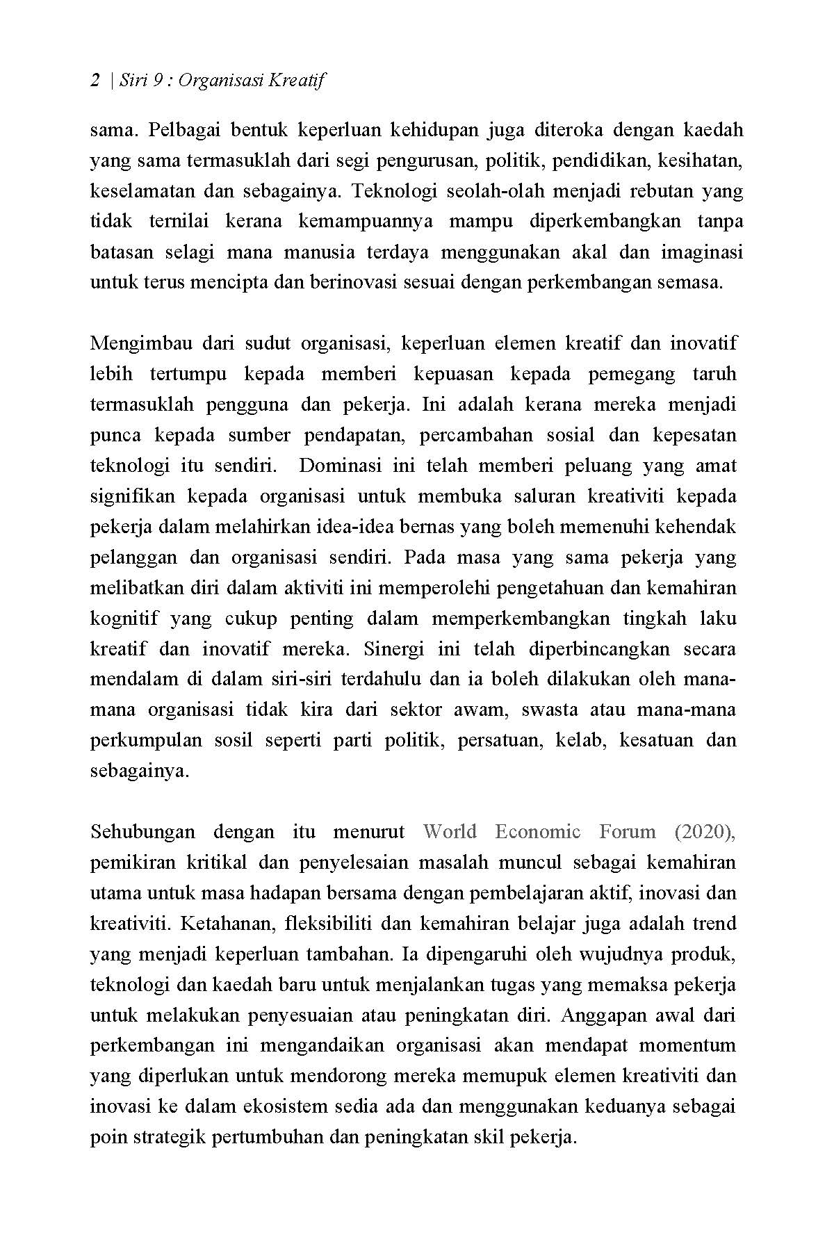 Kelestarian Organisasi Kreatif - Image 8