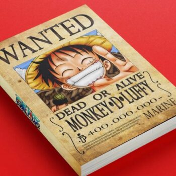 Buku Nota Bertema Anime - One Piece Monkey D. Luffy