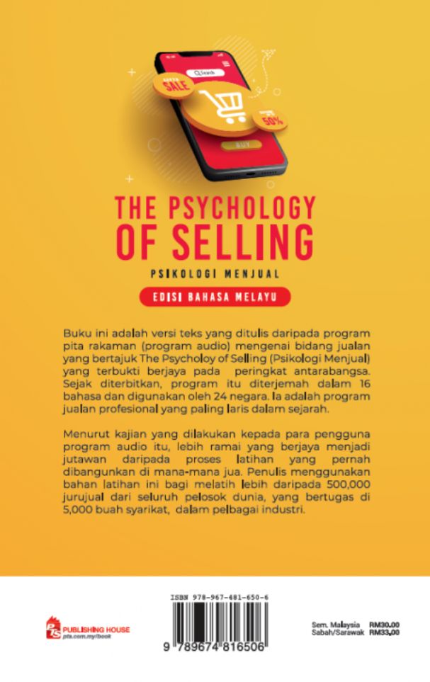 The Psychology of Selling (Psikologi Menjual)