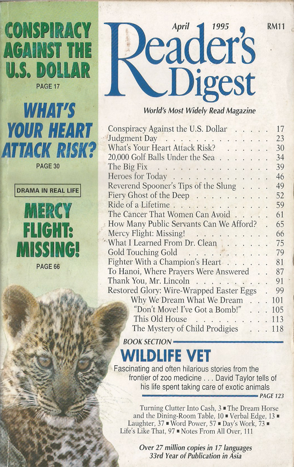 Reader's Digest April 1995