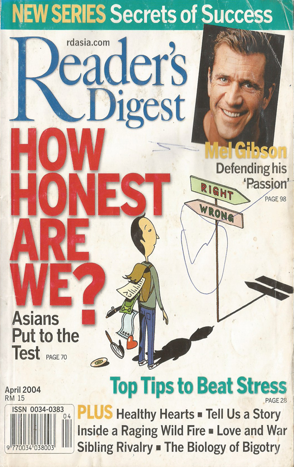 Reader's Digest April 2004