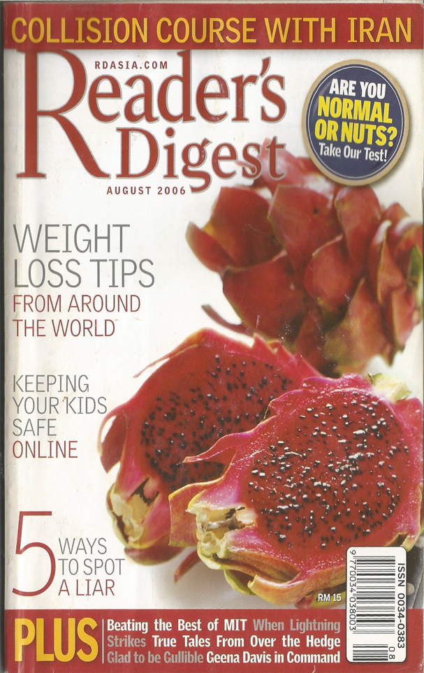 Reader's Digest August 2006