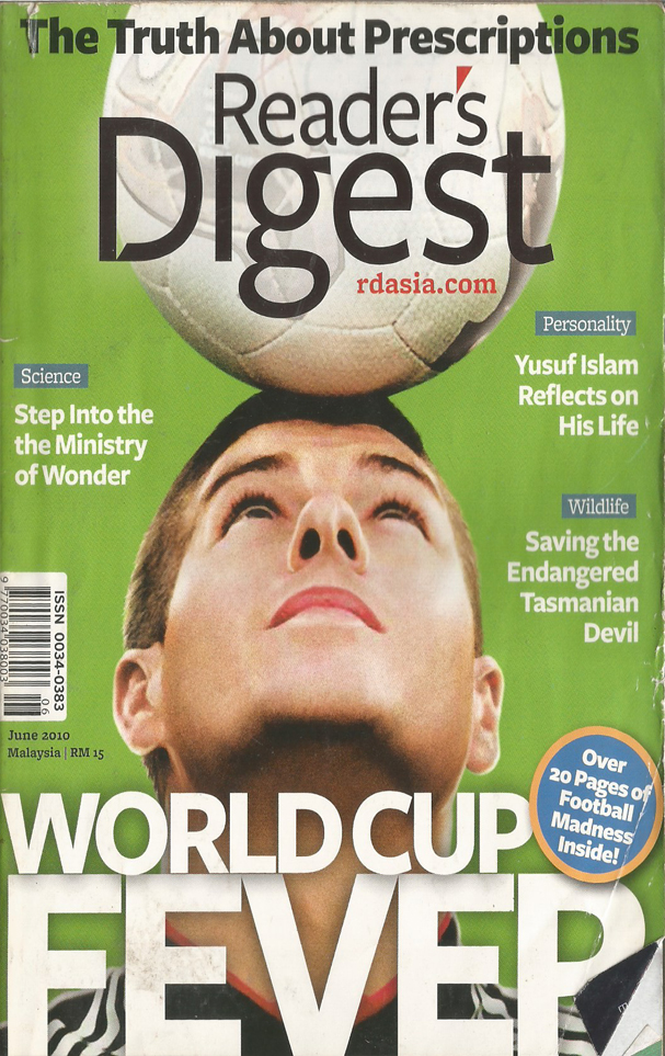 Reader's Digest June 2010