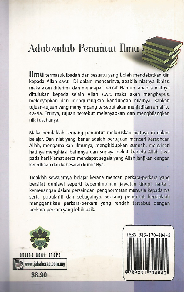 Adab-adab Penuntut ilmu