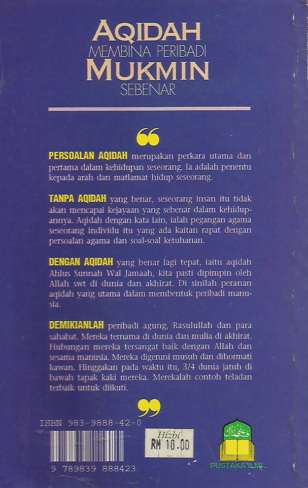 Aqidah Membina Peribadi Mukmin Sebenar