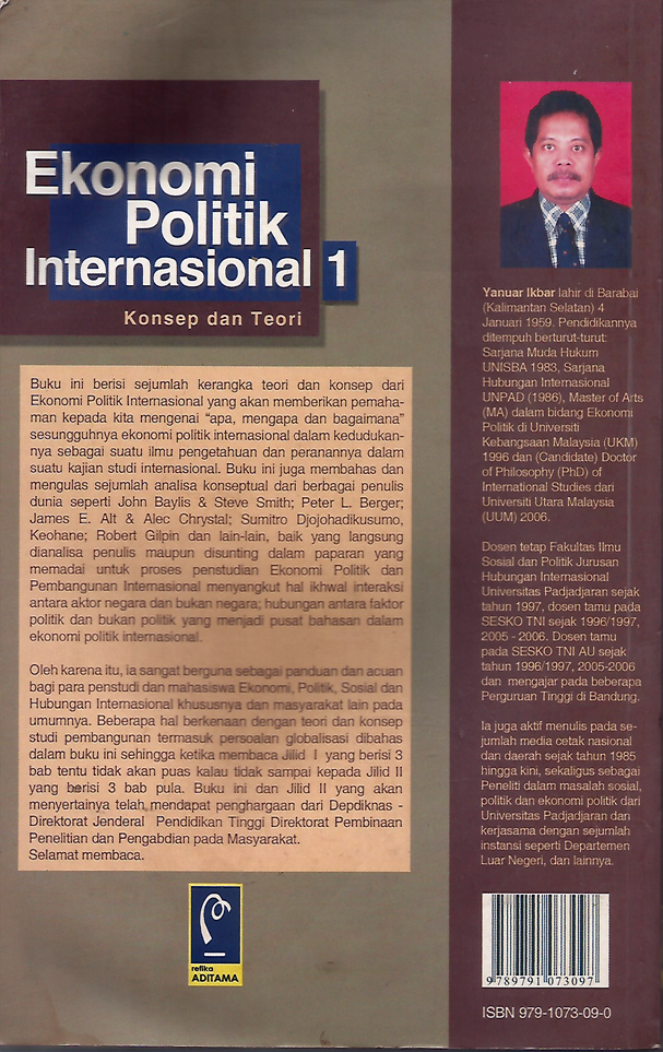 Ekonomi Politik Internasional 1 : Konsep dan Teori