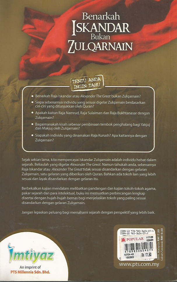 Benarkah Iskandar Bukan Zulqarnain