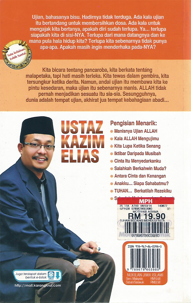 Tuhan Sedang Menguji Kita