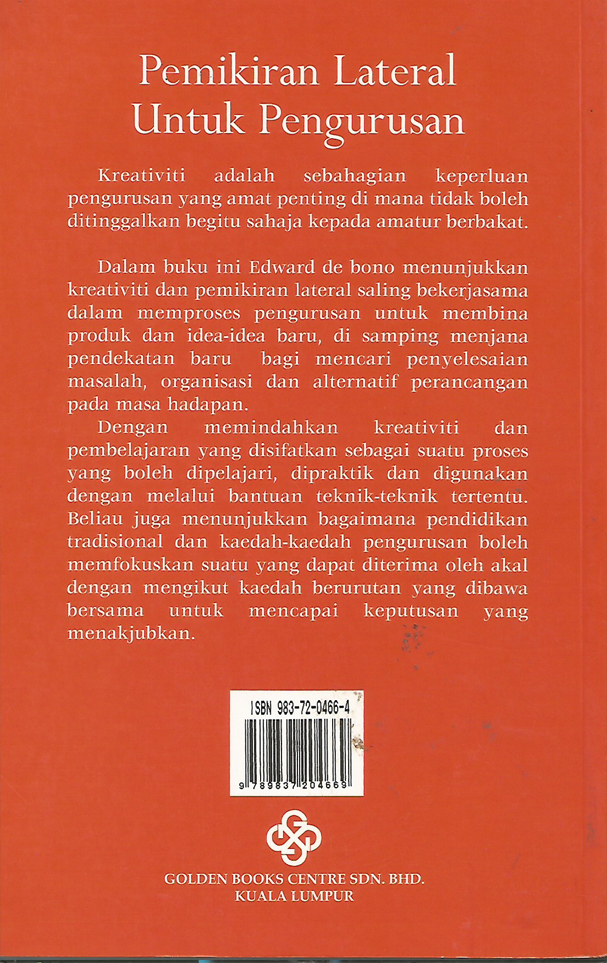 Pemikiran Lateral Untuk Pengurusan
