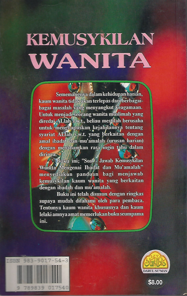 Soal-Jawab Kemusykilan Wanita Mengenai Ibadat dan Mu'amalah
