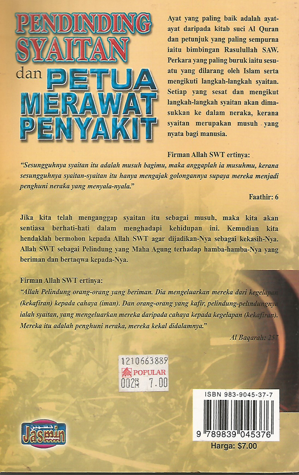 Pendinding Syaitan dan Petua Merawat Penyakit