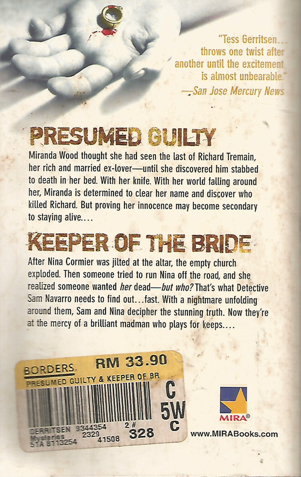 Presumed Guilty & Keeper of the Bride