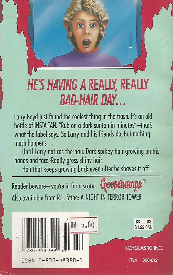 Goosebumps #26: My Hairiest Adventure