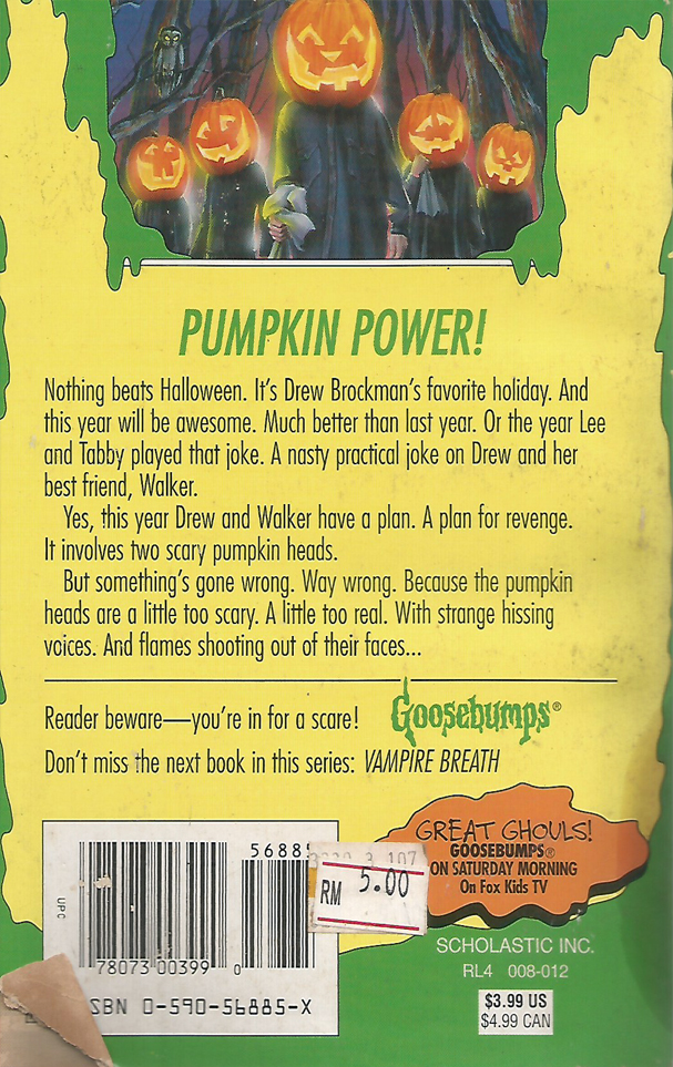 Goosebumps #48: Attack of the Jack-O'-Lanterns