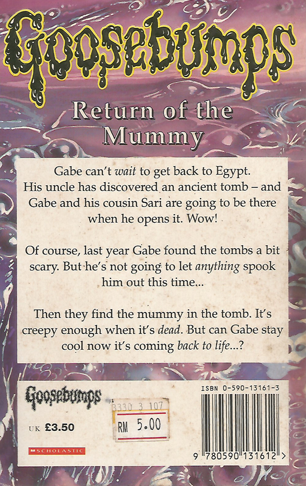 Goosebumps #21: Return of the Mummy