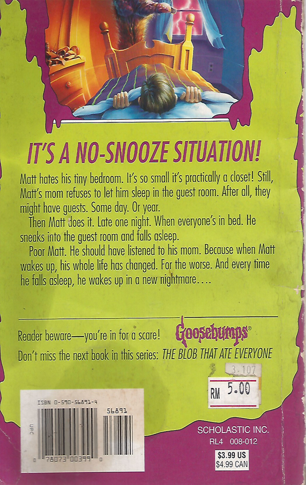 Goosebumps #54: Don't Go to Sleep!