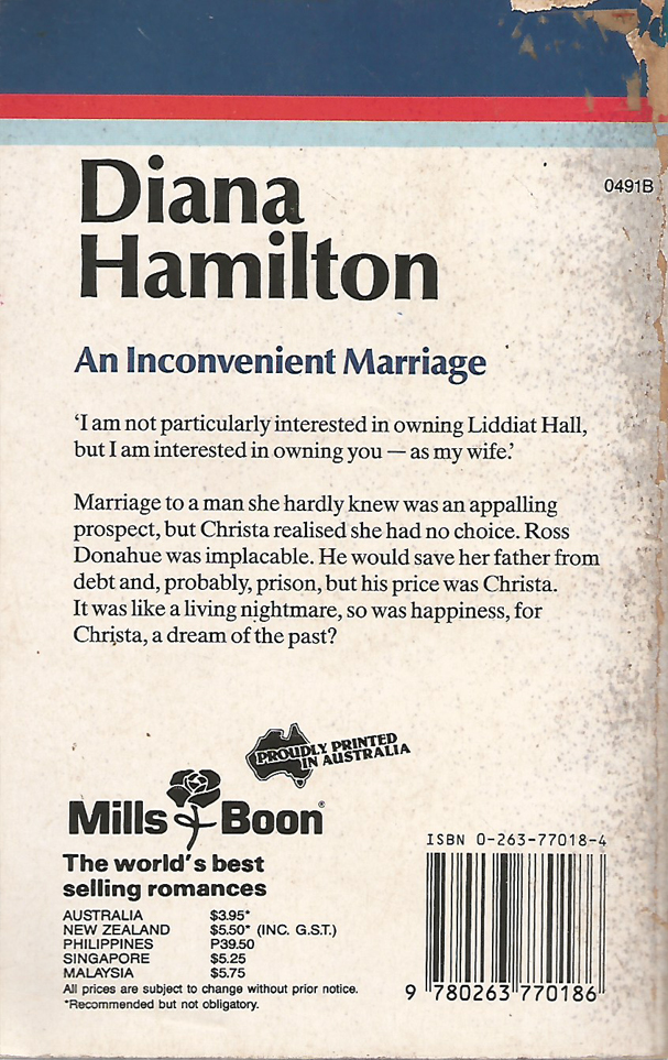 An Inconvenient Marriage