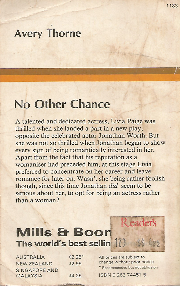 No Other Chance