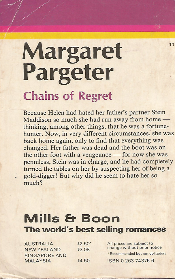 Chains of Regret
