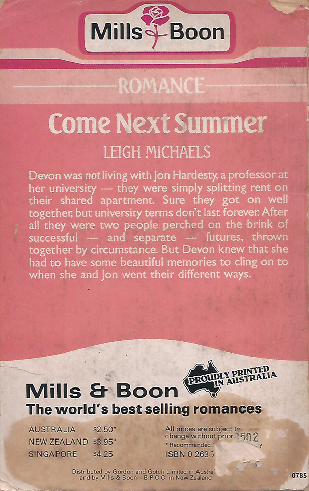 Come Next Summer