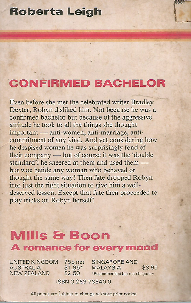 Confirmed Bachelor
