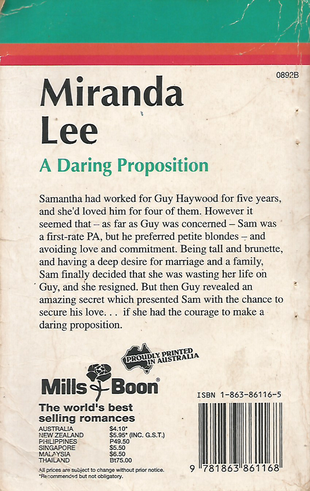 A Daring Proposition