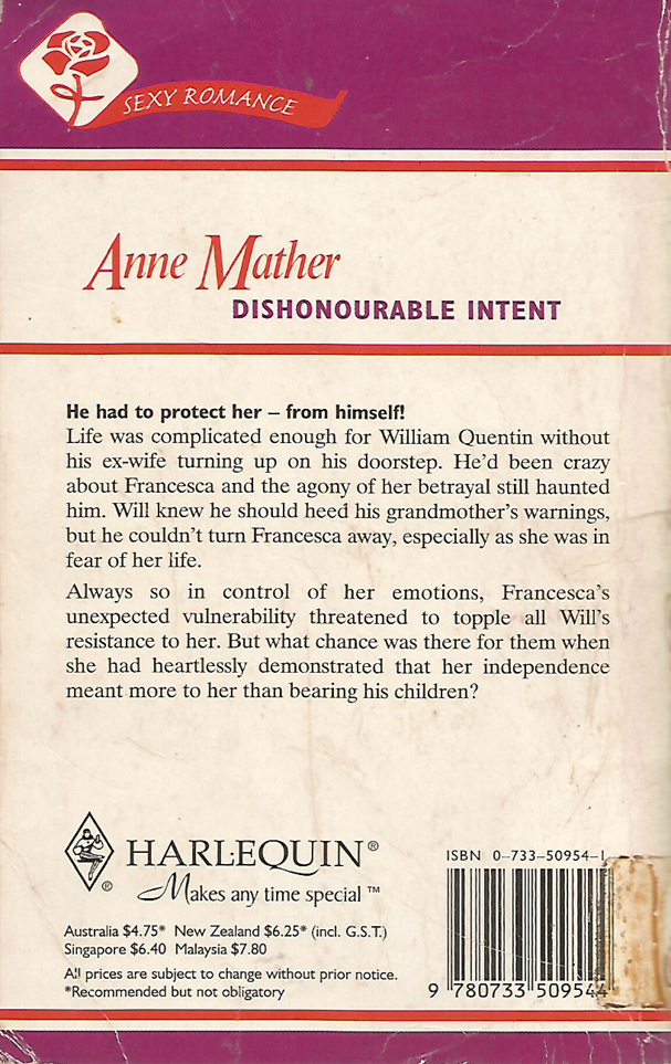 Dishonourable Intent