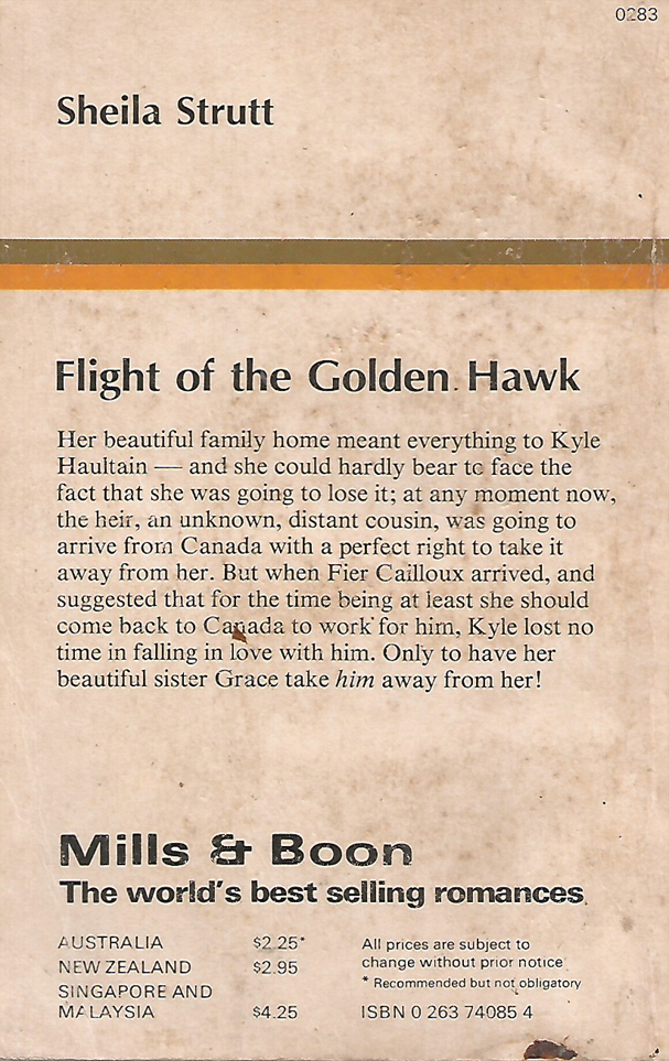 The Flight of the Golden Hawk