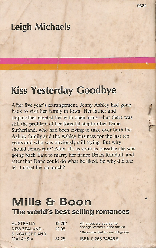 Kiss Yesterday Goodbye