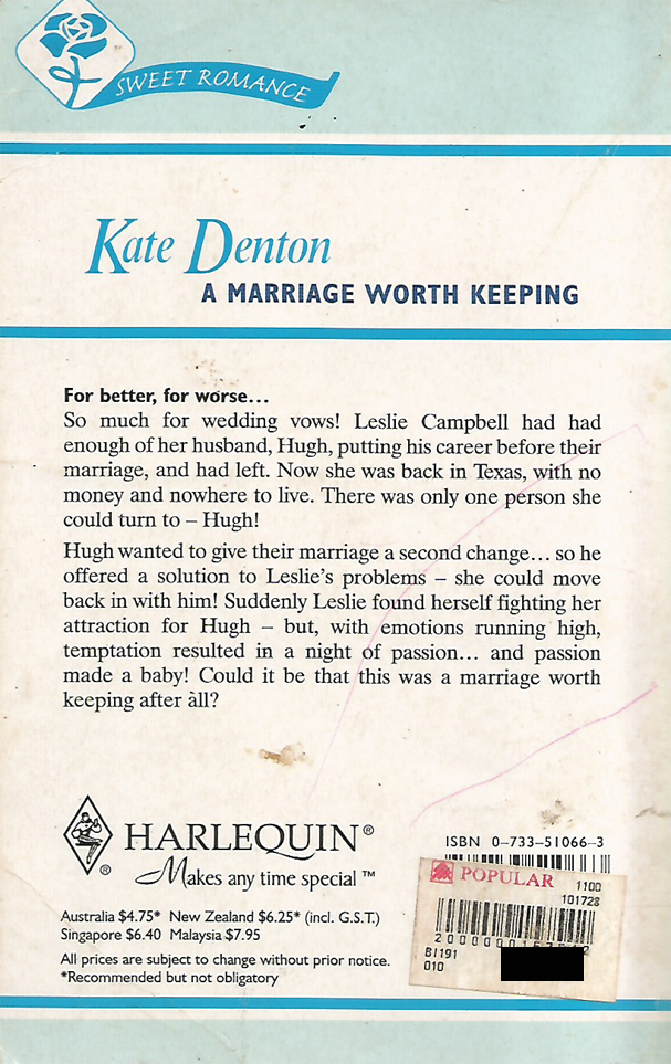 A Marriage Worth Keeping