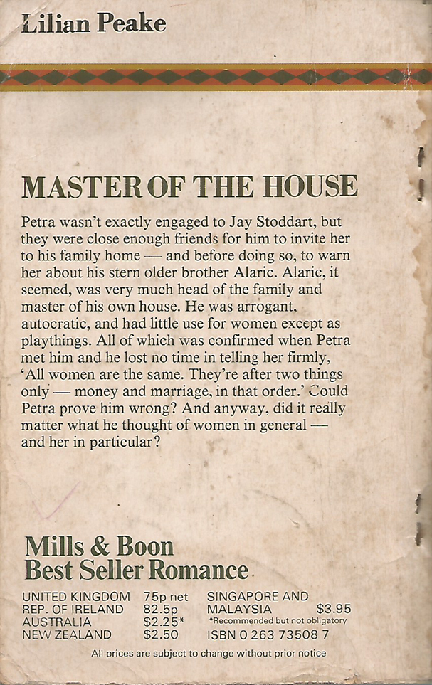 Master of the House
