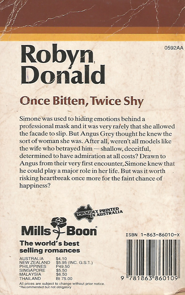 Once Bitten Twice Shy