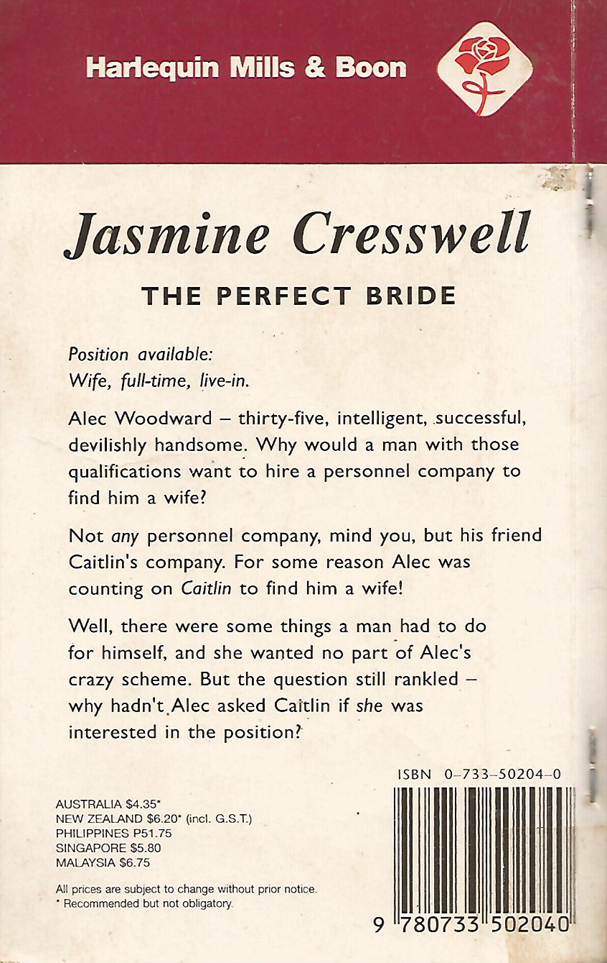 The Perfect Bride