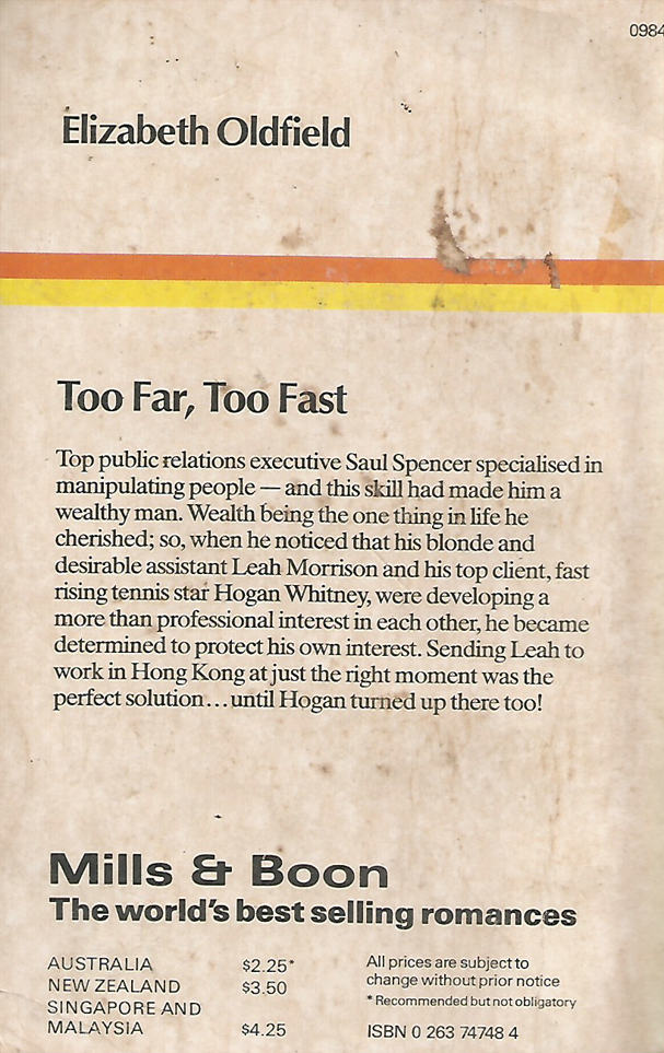 Too Far, Too Fast